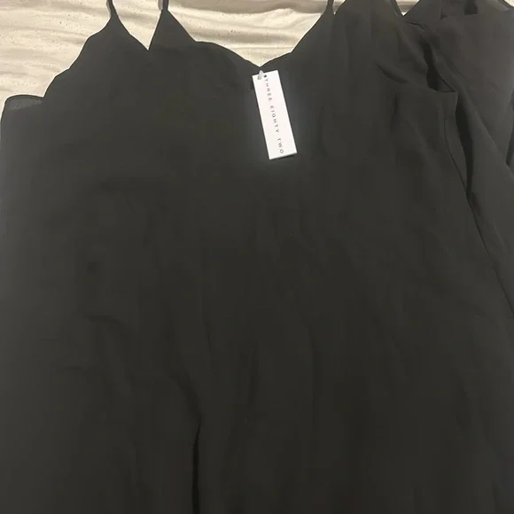 NWT Revolve Three Eighty Two Lachlan Slip Maxi Dress in Black - Picture 8 of 9